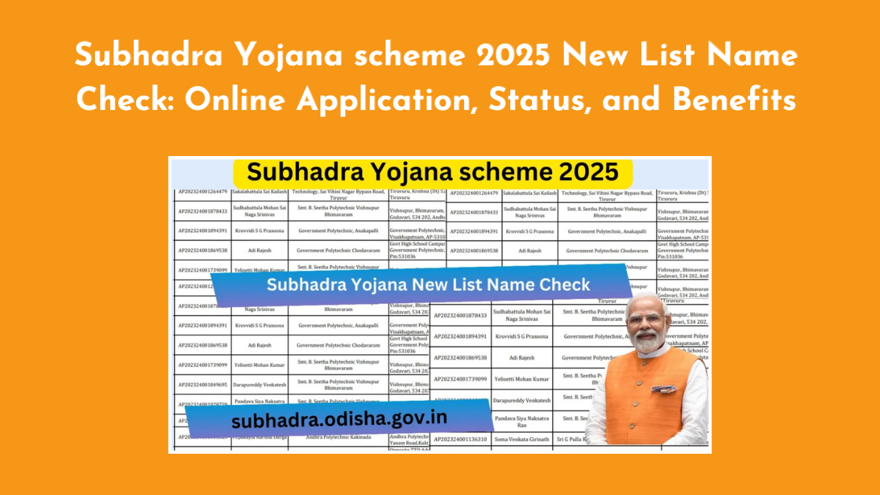 Subhadra Yojana Scheme